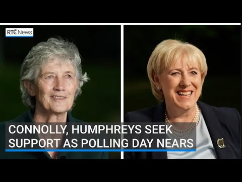 YouTube video thumbnail: Connolly, Humphreys Seek Support as Polling day Nears