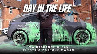 Day in the Life: Cleaning an Electric Porsche Macan