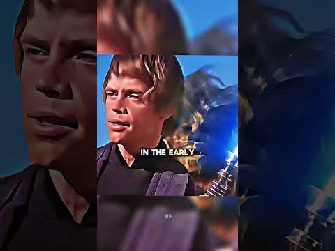 Why does Luke Skywalker have a green lightsaber?