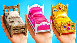 Room Makeover Battle 🏠 From Nothing to Wealthy 💰