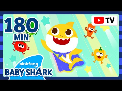 😄No No Shark Papa, Yes Yes Vegetables! | +Compilation | Baby Shark Songs | Baby Shark Official