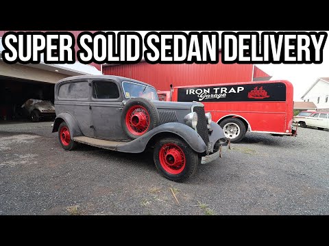 Unpacking Our New Parts Delivery Vehicle - 1934 Ford Sedan Delivery!!