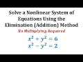 Solving Systems of Equations Using Elimination