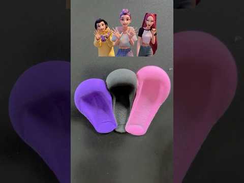 KPop Demon Hunters Color Mixing(Part 94) HUNTRIX’s Blackpink#huntrix #colormixing #satisfying #kpop