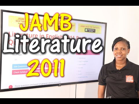 JAMB CBT Literature in English 2011 Past Questions 1 - 20