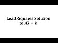 Understanding Least Squares Solutions