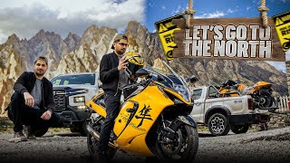 LETS GO TO NORTH ON JAC T9 HUNTER | SUZUKI HAYABUSA | KAWASAKI H2 | ZS MOTOVLOGS