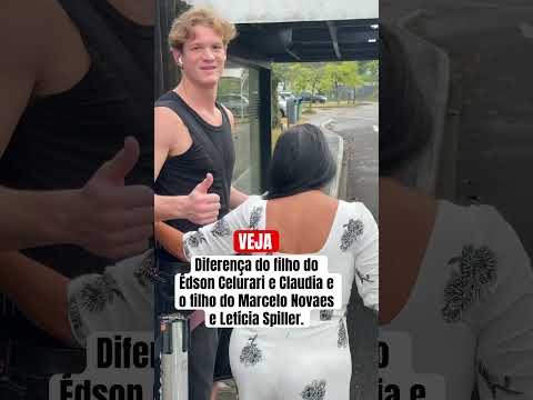 Diferença do filho do Édson Celurari e Claudia e o filho do Marcelo Novaes e Letícia Spiller.