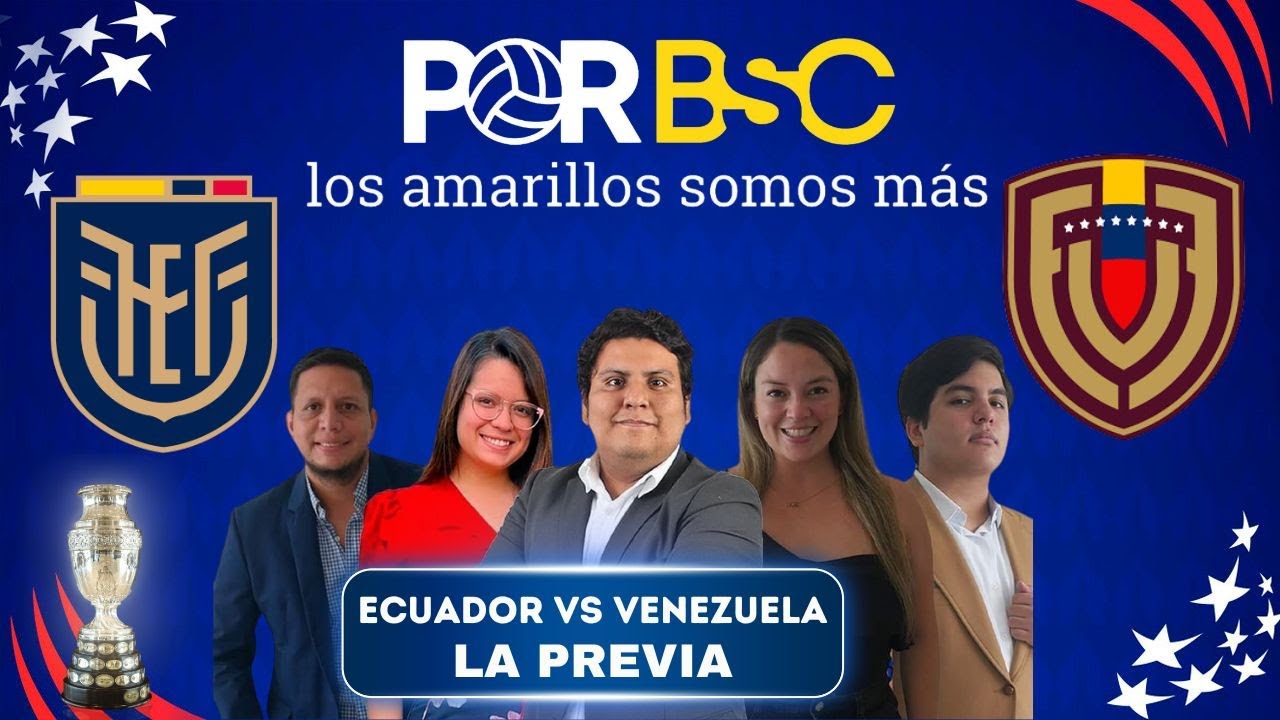  Ecuador vs Venezuela EN VIVO vía Gol Caracol 22 de junio 2024