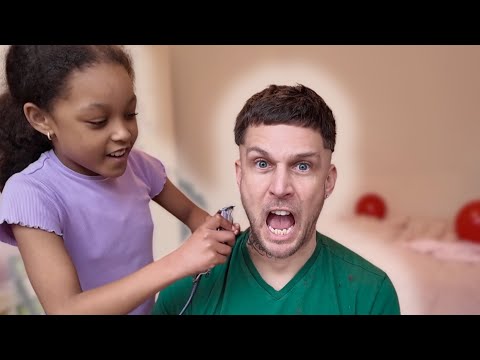 MY 9 YEAR OLD DAUGHTER CUT MY HAIR! 👨🏻‍🦲💈