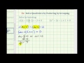 Solving Linear Equations and Factoring