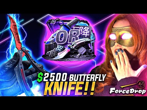FORCEDROP $2500 INSANE BUTTERFLY KNIFE PULL ?! | ForceDrop Case Opening | FORCEDROP PROMO CODE 2025