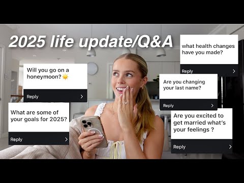 2025 Life Update | Honeymoon, Health Changes, Goals + Wedding Feelings!