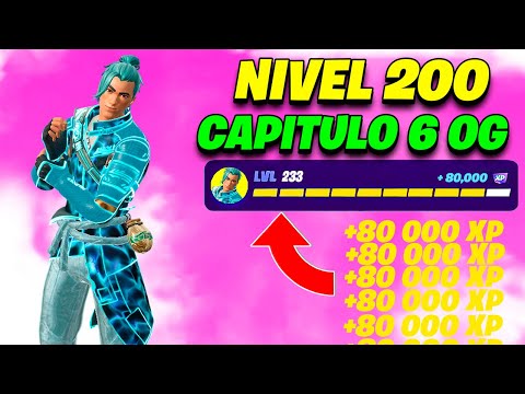 [MAPA de XP] Como *SUBIR RAPIDO DE NIVEL* en FORTNITE *BUG de EXPERIENCIA* Capítulo 6 Temporada 1 OG