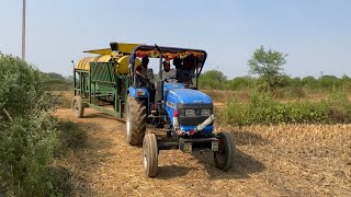 Surjeet Thresher Machine in a Short Time Tha Night Work Rice Cutting 7 fan | Sonalika Tractor