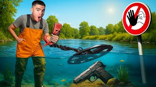 DÉTECTION DANS UNE RIVIÈRE ABANDONNÉE !