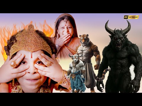 जब सुमेरु के जानवरों के साथ लुका छुपी खेलने लगे बाल हनुमान |Sankatmochan Mahabali hanuman | #ramayan