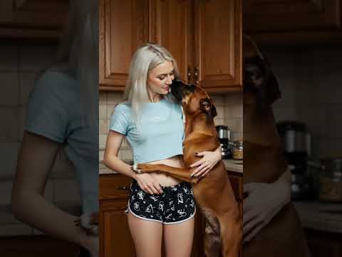 My Dog’s Love Language All the Kisses! 😘🐕 #funnydog #cute #puppy