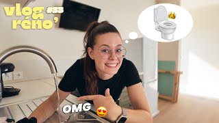 VLOG Réno 33 • OMG on a des WC !!!