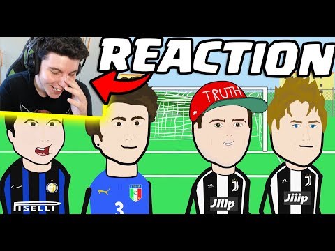 REACTION: Favij e Pietro vs IPantellas - CROSSBAR CHALLENGE - Parodia