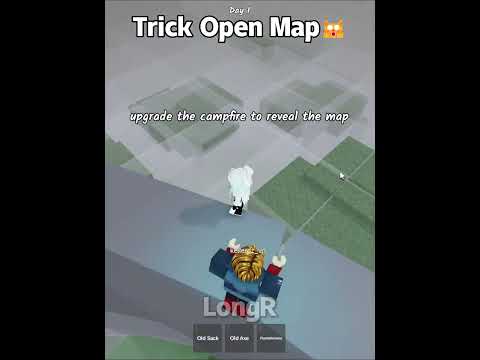 New Trick Open Map🙀  #roblox #99nightintheforest #longr #usa