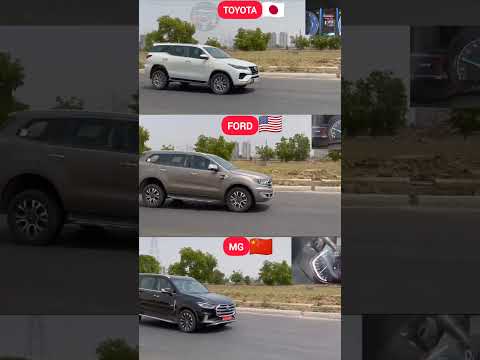 Brake Test: Toyota Fortuner vs. Ford vs. PG