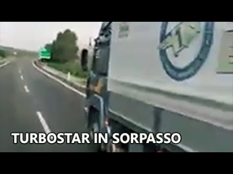 Iveco Turbostar 190-48 sorpasso in salita