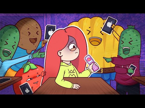 В ШКОЛЕ у меня НЕ было ТЕЛЕФОНА📱 Анимация Вэлл