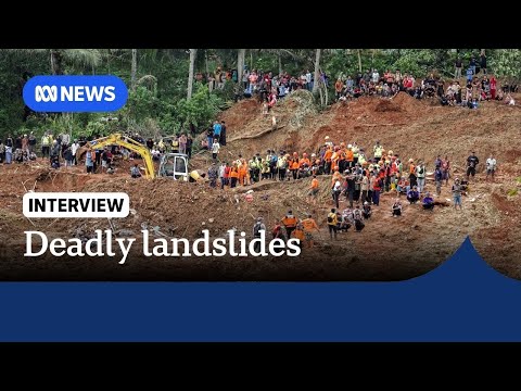 YouTube video thumbnail: Death Toll Rising After Major Landslides in Indonesia