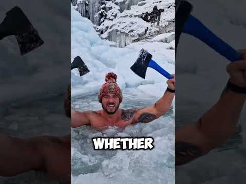 World's Strongest Ice Man 🤯#shorts #youtubeshorts #shortsfeed