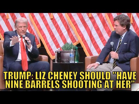 Trump Threatens Liz Cheney: "Should Have Nine Barrels Shooting At Her"