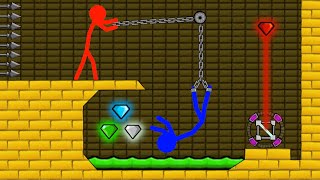 Watergirl and Fireboy Stickman Animation - 3 BEST ANIMATION