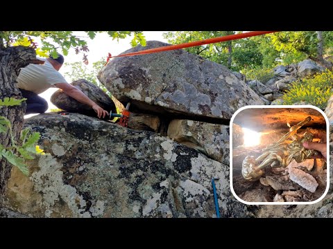 7-8 Ton Kaya Kapak İle Kapatılan Define Odasını Açarken Çok Zorlandım !!! Kriko Yardımı