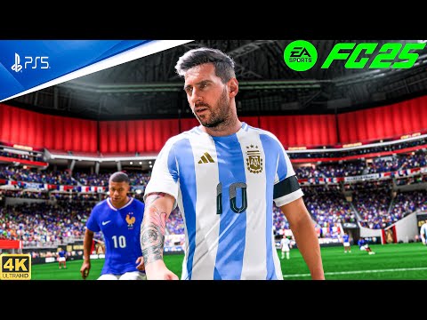 FC 25 - Argentina Vs France - World Cup 2026 | Ft. Messi ,Mbappe | PS5™ [4K60]