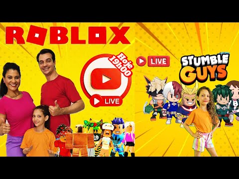 ROBLOX e STUMBLE GUYS | AO VIVO | 🎮 💞 #live #game #gameplay #livestream #gaming