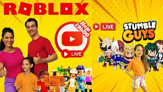 ROBLOX e STUMBLE GUYS | AO VIVO | 🎮 💞 #live #game #gameplay #livestream #gaming