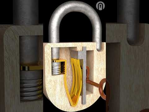 DIY Wooden Lock And Key | Padlock And Key - Clip 89