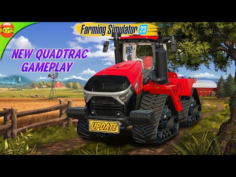 New Update Tractor 🚜 Case IH Quadtrac Gameplay | Farming Simulator 23