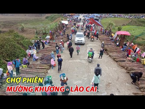 CHỢ PHIÊN MƯỜNG KHƯƠNG - LÀO CAI NHỮNG NGÀY GIÁP TẾT