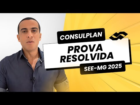PORTUGUÊS SEE MG 2025 - PROVA RESOLVIDA - CONSULPLAN