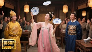 現代女孩穿越到古代當眾耍一套雜技，竟讓人群中的帥將軍和皇上都愛上她！