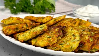Готовлю ВСЕ лето! КАБАЧКИ вкуснее мяса! Не то драники, не то оладьи, но так ВКУСНО, как ни назови!
