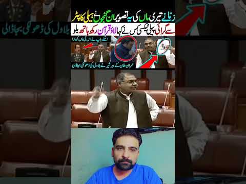 بلاول تمہاری ماں کی تصویریں کس نے اوپر سے گرائی تھی پوچھو ان سے #pti