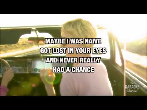 White Horse in the Style of “Taylor Swift” karaoke video with lyrics (no lead vocal)