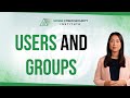 Users and Groups