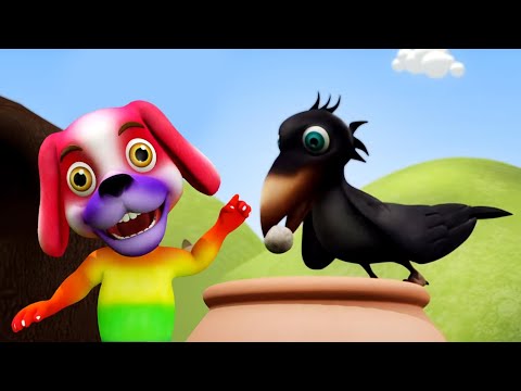 Pyaasa Kauva, তৃষ্ণার্ত কাক, Bengali Nursery Rhymes for Kids