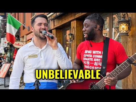 Customers Hear Their Waiter Sing For the First Time