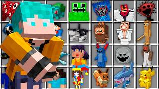 FIZ um ZOOLÓGICO de MOBS FAMOSOS no Minecraft!