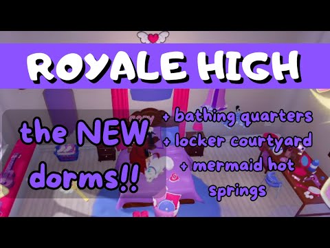Going BROKE from the new dorms in Royale High
