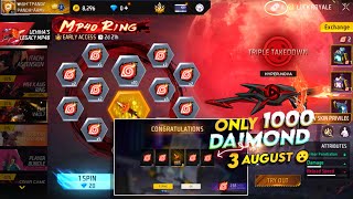 NEW MP40 RING EVENT SPIN, MP40 EARLY ACCESS, FREE FIRE NEW EVENT TODAY, FF NEW EVENT, FF NEW EVENT 
